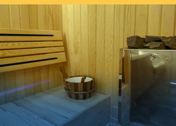 sauna saunalı daire
